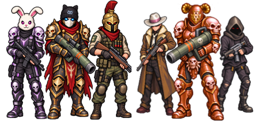شخصيات GunHits